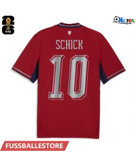 Günstige Tschechische Republik Patrik Schick #10 Heimtrikot WM 2026 Kurzarm